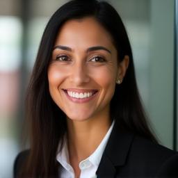 Headshot of Noora Ali, Content Marketing Specialist at Sawt Digital Academy, looking engaging and friendly.